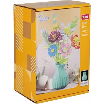 ostatní stavebnice STAVEBNICE KVĚTINY 793 DÍLKŮ