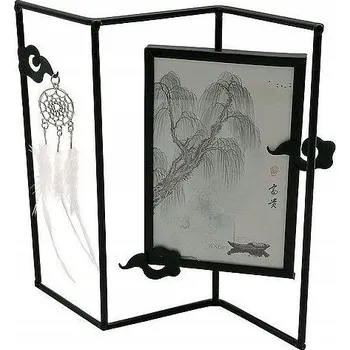 Obraz RÁMEČEK NA FOTOGRAFIE cm KOVOVÝ RÁM STOJÍCÍ FOTO RÁMEČEK ČERNÝ