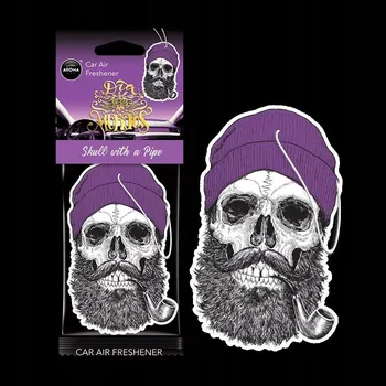 Vůně do auta Aroma Car MUERTOS SKULL WITH A PIPE, osvěžovač vzduchu