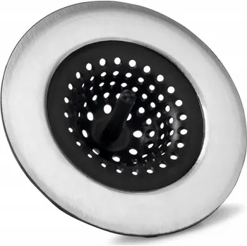 sítko a zátka do dřezu Silikonové sítko do dřezu 115 mm černé