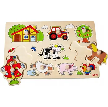Puzzle Puzzle Puzzle s úchyty Farma Goki