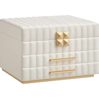 Šperkovnice Songmics Deson se zásuvkami 24 cm bílá