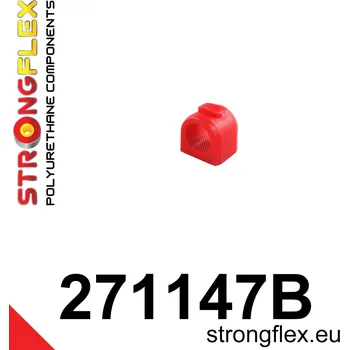 Silentblok nápravy 271147B: Strongflex Silentblok předního stabilizátoru 15mm Red