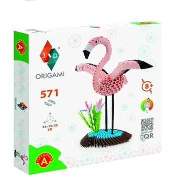 Obraz Alexander Origami 3D Plameňák 571 dílků 25729