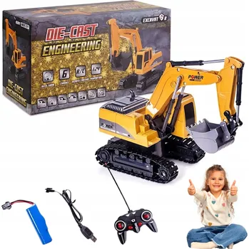 RC model auta Dálkově Ovládaný Bagr Velký Buldozer RC