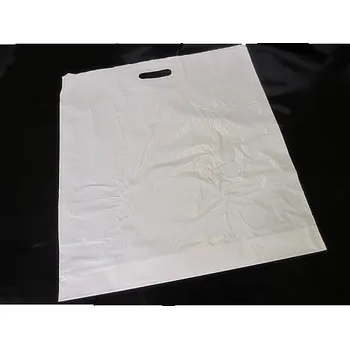 Nákupní taška Taška T13 - 55 x 60 + 5 cm bílá, průhmat – 50 ks