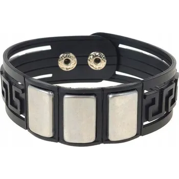 Náramek SILIKONOVÝ NÁRAMEK ČERNÝ 22X2CM, ADAR