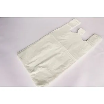 Taška T03 - 30 + 16 x 52 cm bílá – 100 ks