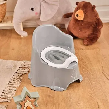 Nočník Komfortní Nočník pro Děti Šedý Vysoký