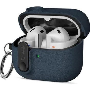 Náhradní kryt pro mobilní telefon Kryt Tech-Protect Slim Hook Samsung Galaxy Buds 3 / 3 FE / 3 Pro Fluffy Blue