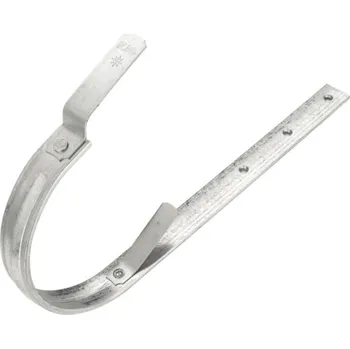 okap Hák žlabový s prolisem 330×550 mm – pozink