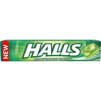 Bonbon Halls Spearmint 33,5g cena za kartonové balení (Kartonové balení : 20 ks)
