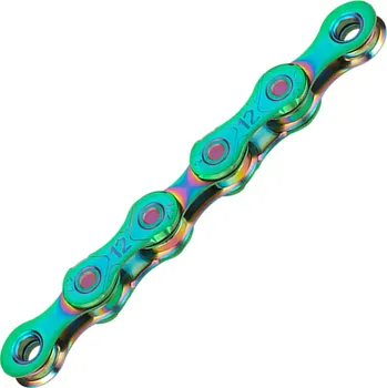 Řetěz na kolo KMC X12 Aurora Green 126 článků (Řetěz KMC X12 Aurora Green126 článků 12)