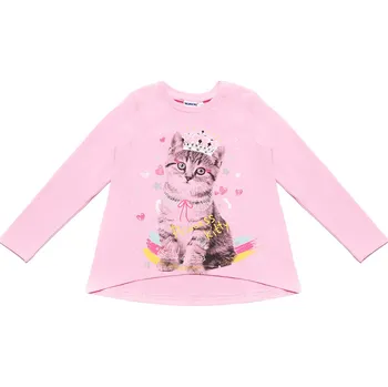 Dívčí tričko - WINKIKI WKG 92560, růžová/ 210 Barva: Růžová, Velikost: 122