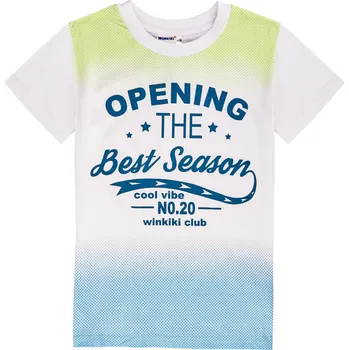 Chlapecké tričko Chlapecké triko Winkiki - WJB 01779, bílá Barva: Bílá, Velikost: 146