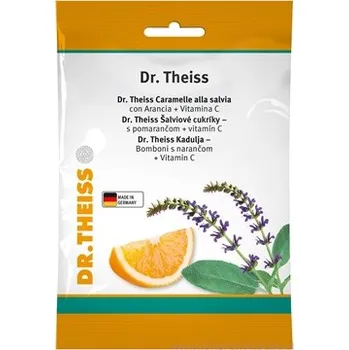 Bonbon Dr. Theiss Dr.Theiss Šalvějové bonbóny s pomerančem 75 g