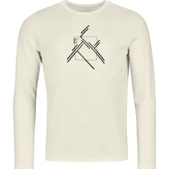 Pánské tričko Ortovox 185 Merino Mtn Cutout Long Sleeve Men's Barva: non dyed, Velikost: XXL