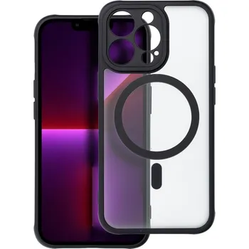 Náhradní kryt pro mobilní telefon Celomatné kryt Mag Cover s MagSafe pro iPhone 13 Pro Black