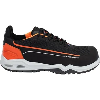 Pracovní obuv POLOBOTKY komp. nebo plast. tuž. a plan., nM STORE XXL šíře S1PS ESD SR černá-oranžová 44