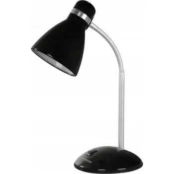 Lampička Stolní lampička Esperanza ALKES ELD113K černá patice E27 s nastavitelným ramenem