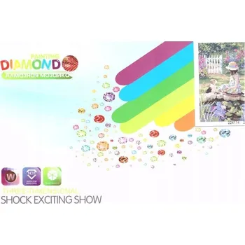 Obraz DIAMANTOVÁ MOZAIKA - ZAHRADA 20X30CM, FANDY