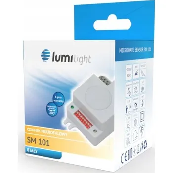 Pohybové čidlo MIKROVLNNÝ SNÍMAČ POHYBU 360° MINI BÍLÝ SM 101