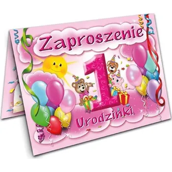 Pozvánka Pozvánky na oslavu 1. narozenin Balónky - 10 ks