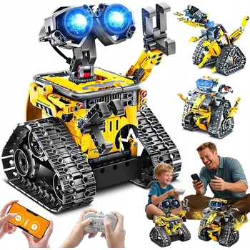 ostatní stavebnice HRAČKA STAVEBNICE ROBOTA DIY PROGRAMOVATELNÁ APLIKACÍ PRO DĚTI S DÁLKOVÝM OVLÁDÁNÍM
