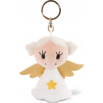 NICI ZÁVĚS/ PŘÍVĚSEK NA KLÍČE STRÁŽNÝ Anděl strážný HODNĚ ŠTĚSTÍ 9 CM HVĚZDA