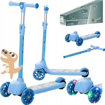 Koloběžka Tříkolová dětská balanční koloběžka se svítícími kolečky, skládací Lorelli