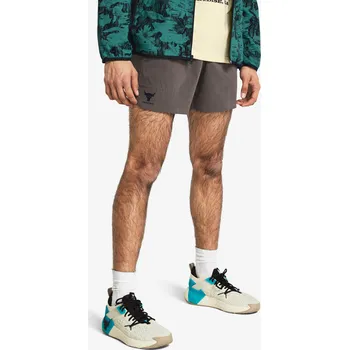 Tmavě hnědé sportovní kraťasy Under Armour Pjt Rck Camp Short Under Armour šedá | hnědá 2809561