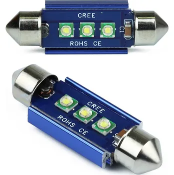 Auto-moto Interlook C5W 3 SMD CREE CAN BUS LED autožárovka 39 mm