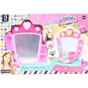 Doplněk pro panenku Toaletní stolek pro panenky se světlem a zvukem G206131 74922 Gazelo hračka