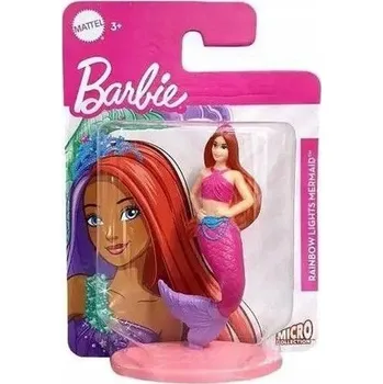 Panenka PANENKA BARBIE MOŘSKÁ PANNA SVÍTÍCÍ DUHOVÝMI BARVAMI HBC23
