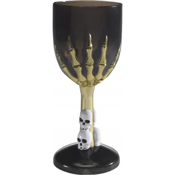 Sklenice POHÁR SKLENICE NA VÍNO GOTICKÝ HALLOWEEN