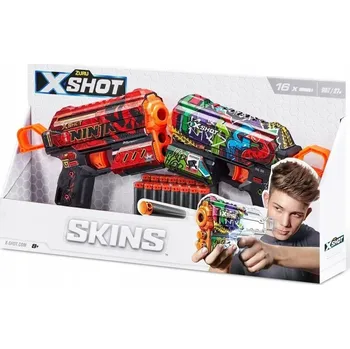 Obraz Sada vystřelovačů Skins Flux s 16 šipkami