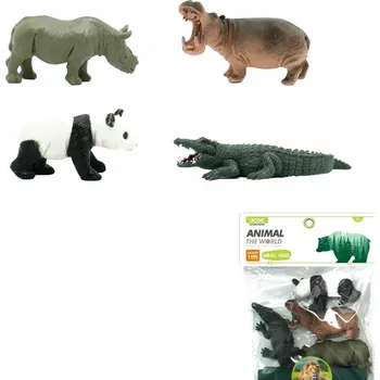 Zvířata ze ZOO 4ks Hračky Pro Děti FIGURKY Zvířátek Zajímavá Zvířata