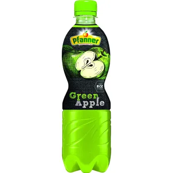 Limonáda Pfanner Zelené jablko 10% 0,5L cena za kartonové balení (Kartonové balení : 12 ks)