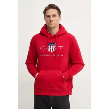 Pánská mikina Mikina Gant 2047082 červená 33X, vel. S