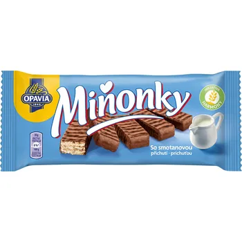 Cukrovinka Miňonky SMETANOVÉ 50g cena za kartonové balení (Kartonové balení : 35 ks)