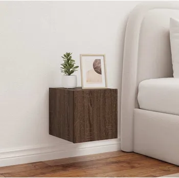 Komoda vidaXL Nástěnné TV skříňky s LED 2 ks 30,5 x 35 x 30 cm [837229] Barva: hnědý dub