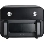 Panasonic Flex NF-BC1000KX horkovzdušná fritéza air fryer 9,6l (koš 30cm nebo 2 nezávislé a oddělené zóny, vaření v páře), černá