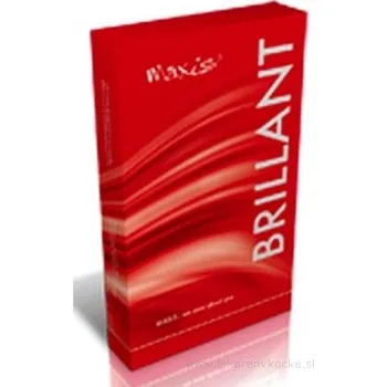 MAXIS a.s. MAXIS BRILLANT LÝTKOVÉ PUNČUCHY velikost 3, (II.KT), krátké, bez špice, bronz, 1x1 pár