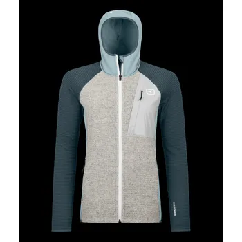 Dámská mikina Ortovox Fleece Gp Classic Knit Hoody Women's Barva: glacier grey, Velikost: XS