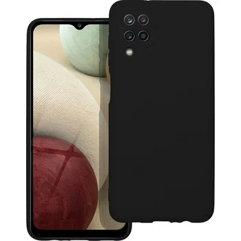 Náhradní kryt pro mobilní telefon Kryt Forcell SILICONE LITE Pouzdro Samsung Galaxy A12 černé