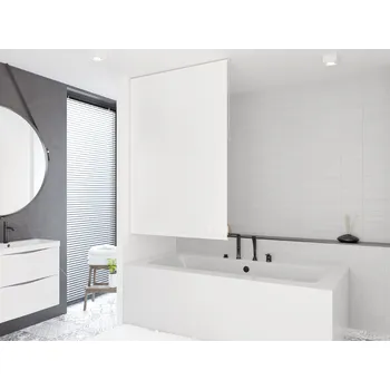 Sprchový závěs wela ROLETA SPRCHOVÁ BÍLÁ UNI BASIC šířka rolety: 1 cm - nastavte šířku rolety v cm, výška rolety: 240 cm