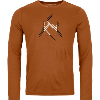 Pánské tričko Ortovox 185 Merino Mtn Cutout Long Sleeve Men's Barva: black raven, Velikost: XXL