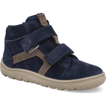 Dívčí obuv Barefoot dětské kotníkové boty Ricosta - Ruco tmavě modré Velikost: 29