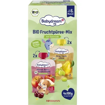 Babydream BIO ovocný příkrm Mix 4x 100 g 400 g