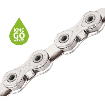 Řetěz na kolo KMC X12L WAXED Silver 126 článků (Řetěz KMC X12L WAXED Silver126 článků 12)
